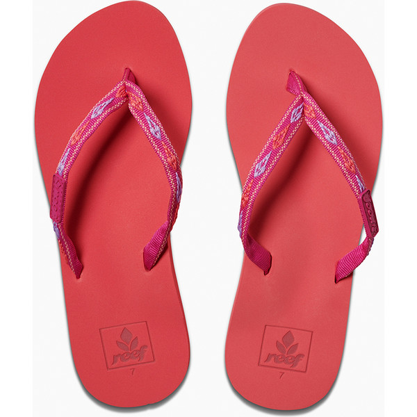 Reef Womens Ginger Flip Flops Tropical Sunset RF001660 Footwear Wetsuitoutlet Wetsuit Outlet